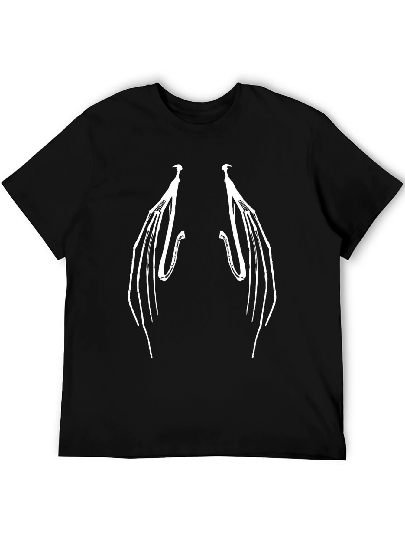 Dragon Wing Graphic Tee - Black