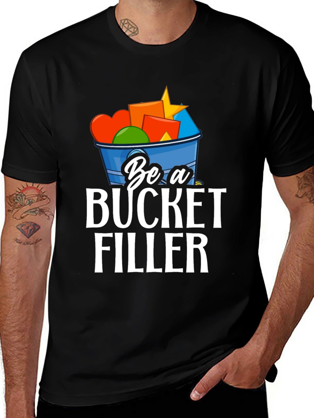 Be a Bucket Filler Graphic Tee - Positive Message