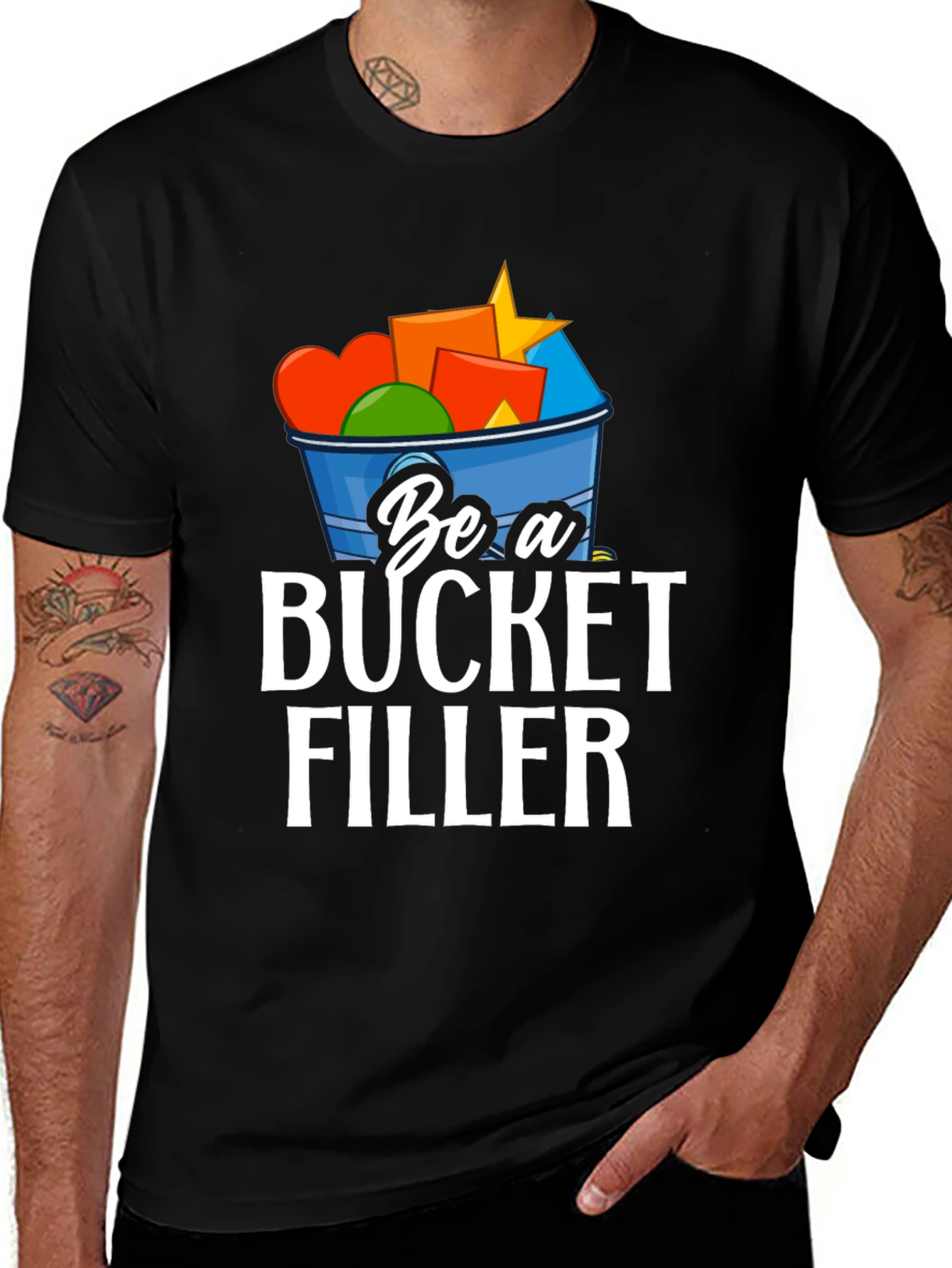 Be a Bucket Filler Graphic Tee - Positive Message