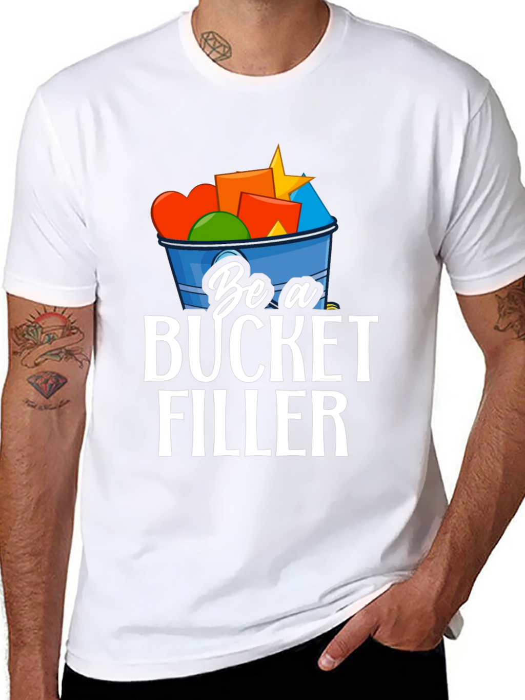 Be a Bucket Filler Graphic Tee - Positive Message