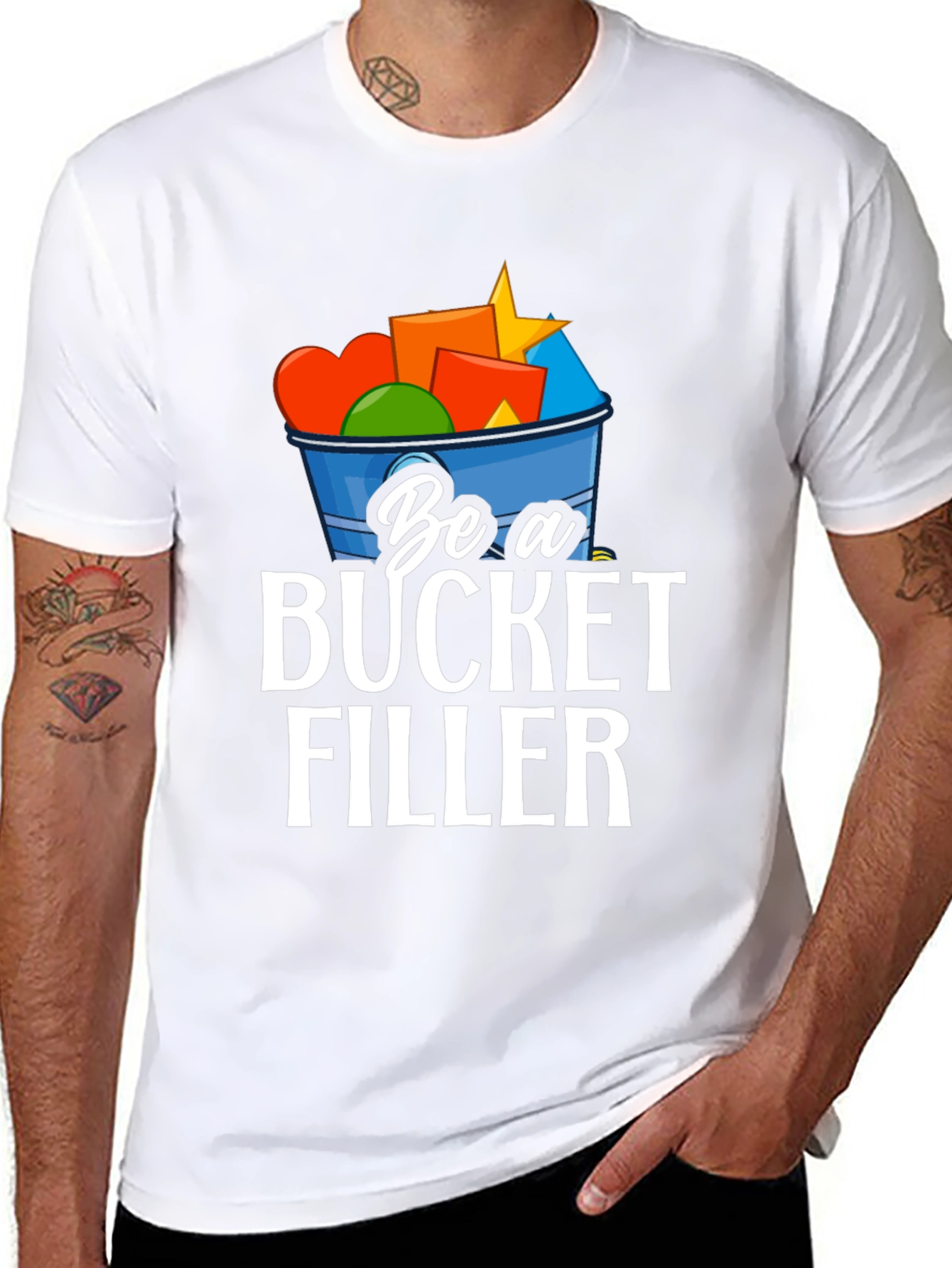 Be a Bucket Filler Graphic Tee - Positive Message