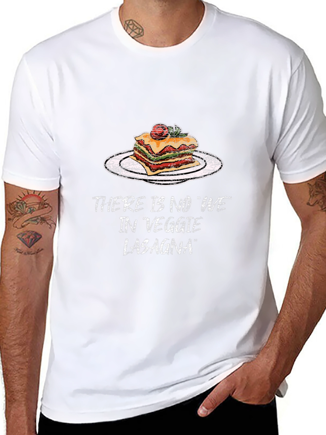 Veggie Lasagna Funny T-Shirt - Foodie Humor