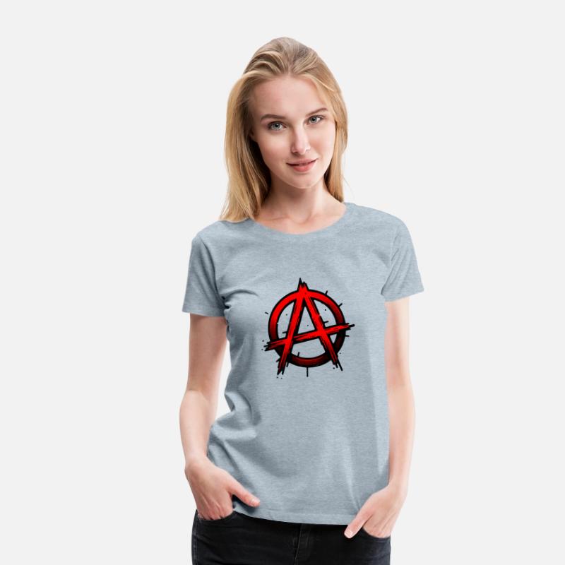 Red Anarchy Symbol - Rebel Freedom Statement