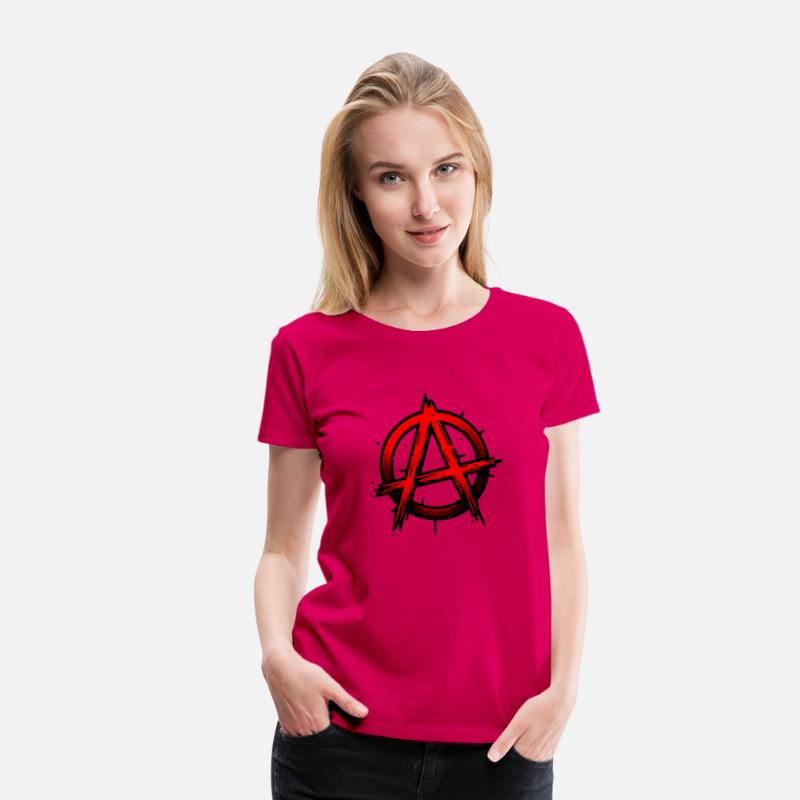 Red Anarchy Symbol - Rebel Freedom Statement