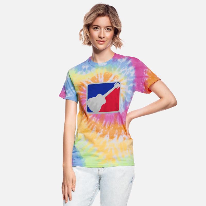 Red Blue Guitarist Play