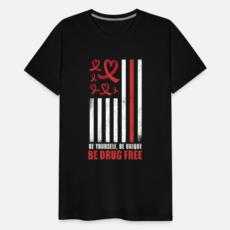 Red Flag Ribbon Heart Week In October Unique Red