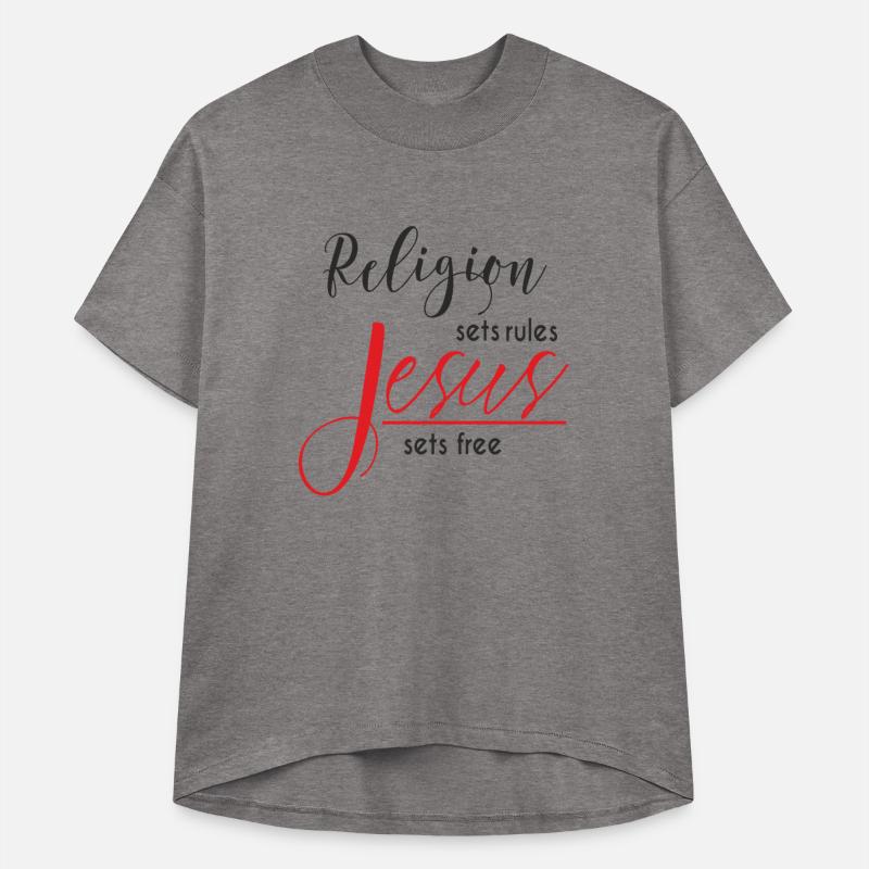 Religion sets rules Jesus sets free black