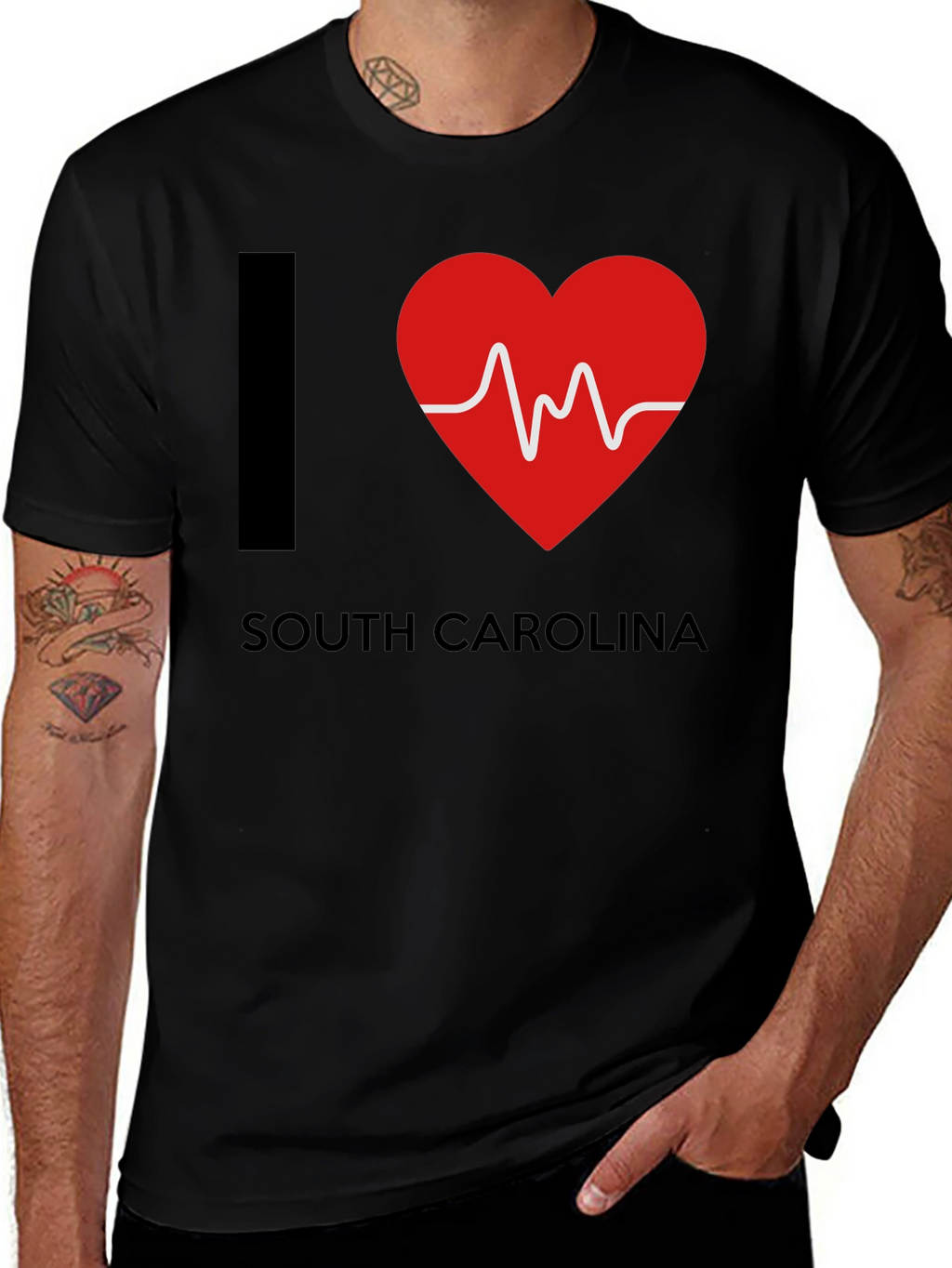 I Heart South Carolina Graphic T-Shirt
