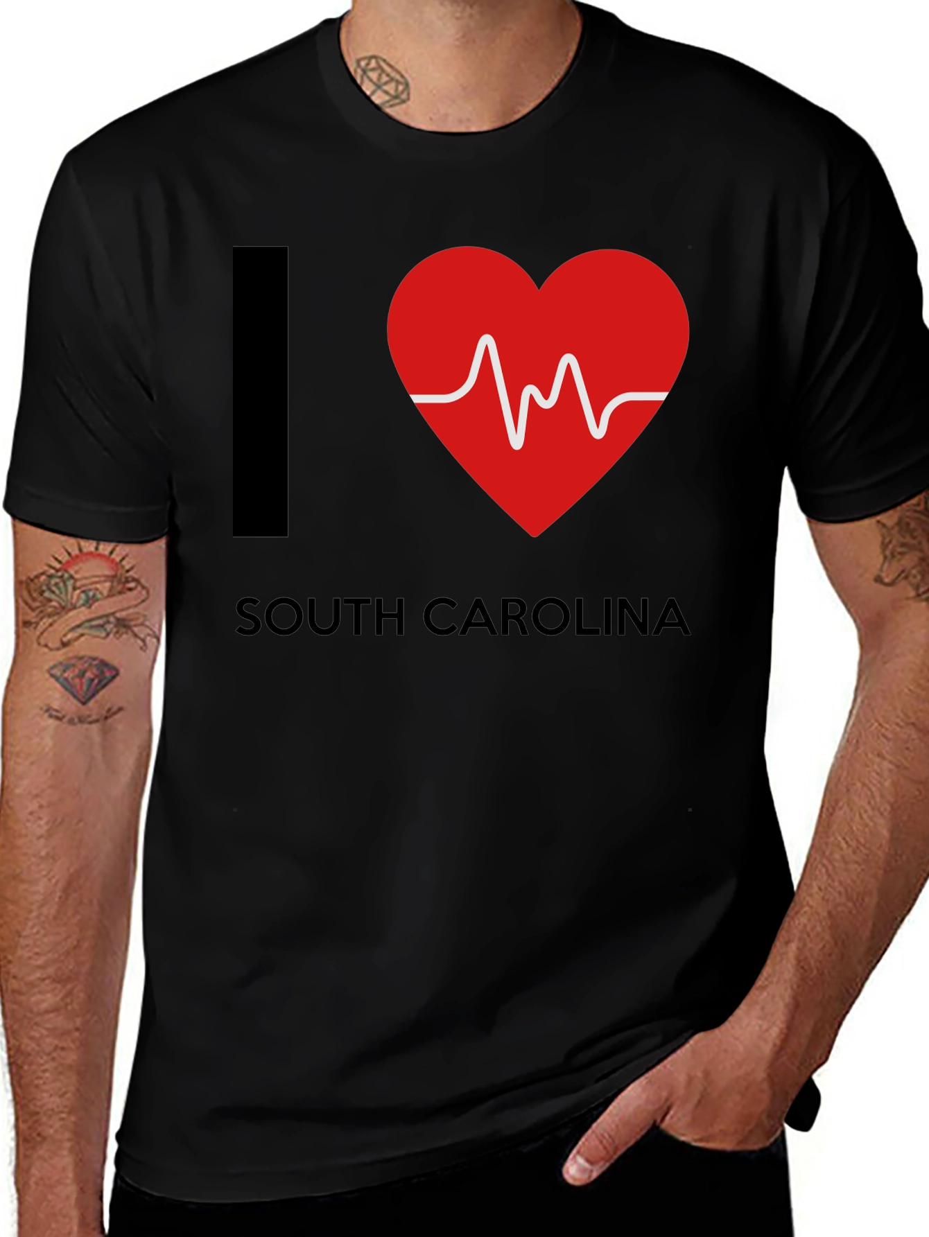 I Heart South Carolina Graphic T-Shirt