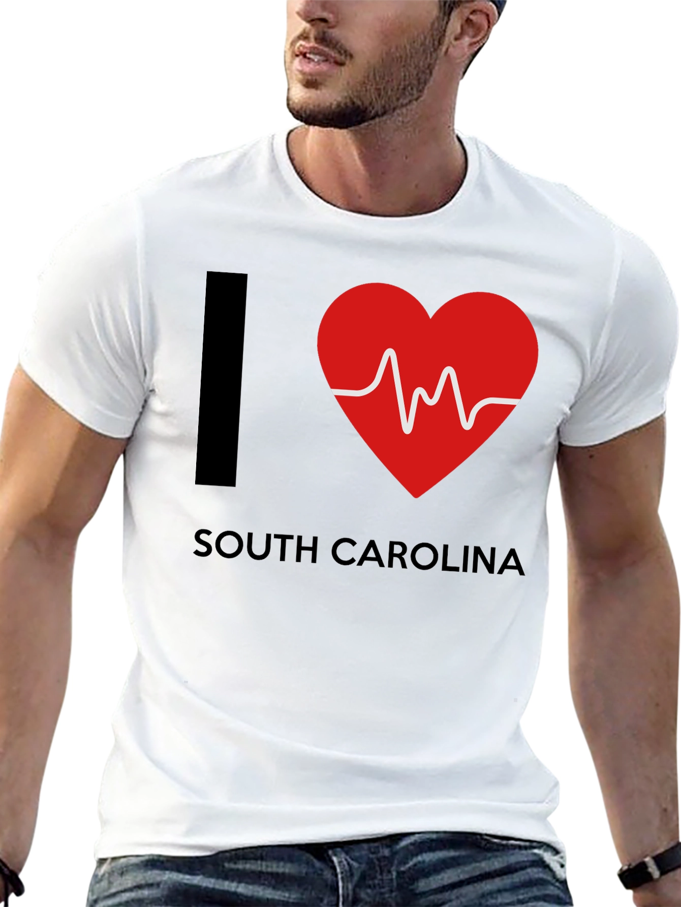 I Heart South Carolina Graphic T-Shirt