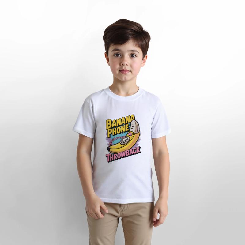Retro Banana Phone Throwback Tee