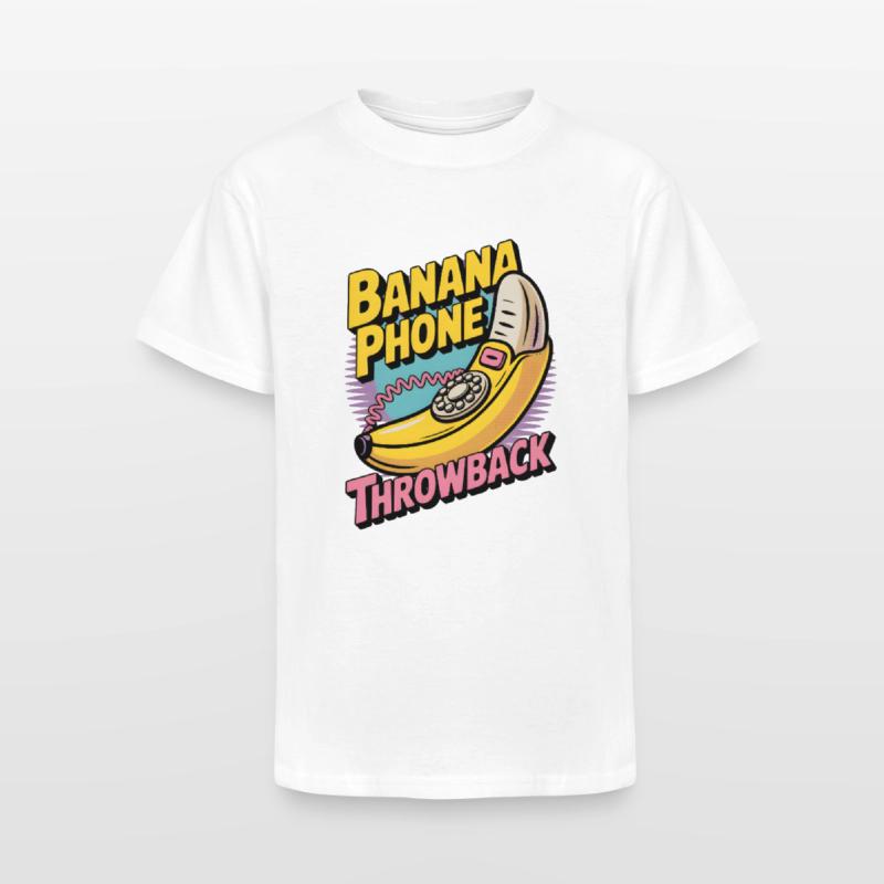 Retro Banana Phone Throwback Tee