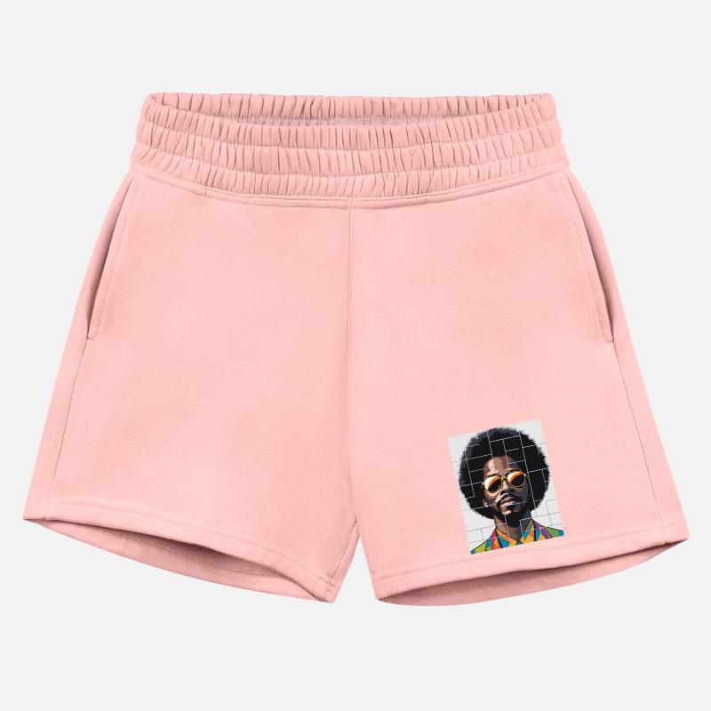 Retro Cool Afro Portrait Illustration