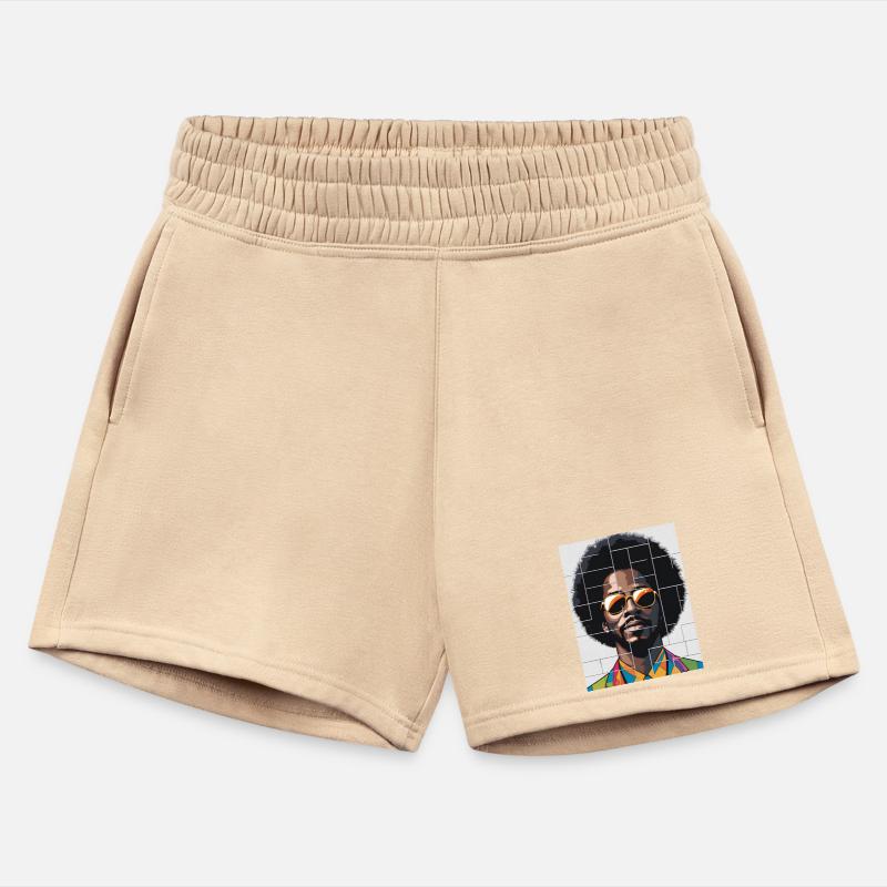 Retro Cool Afro Portrait Illustration