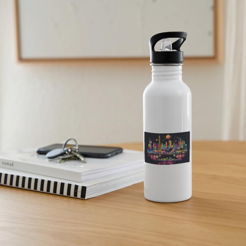 Retro Illustration Las Vegas A Vintage Cityscape