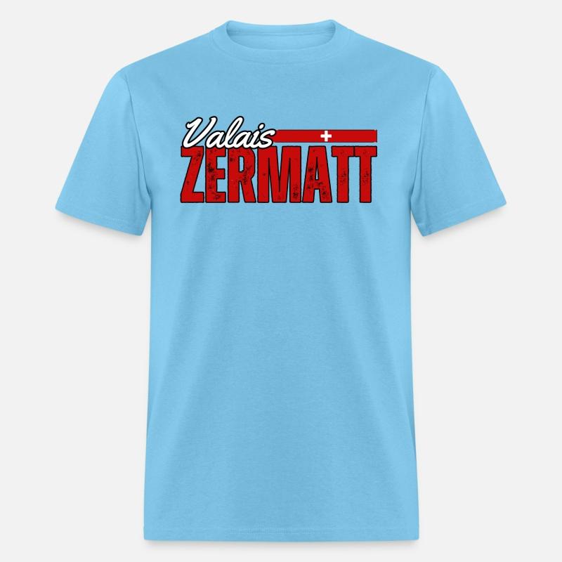 Retro Zermatt swiss skiing holiday in canton of