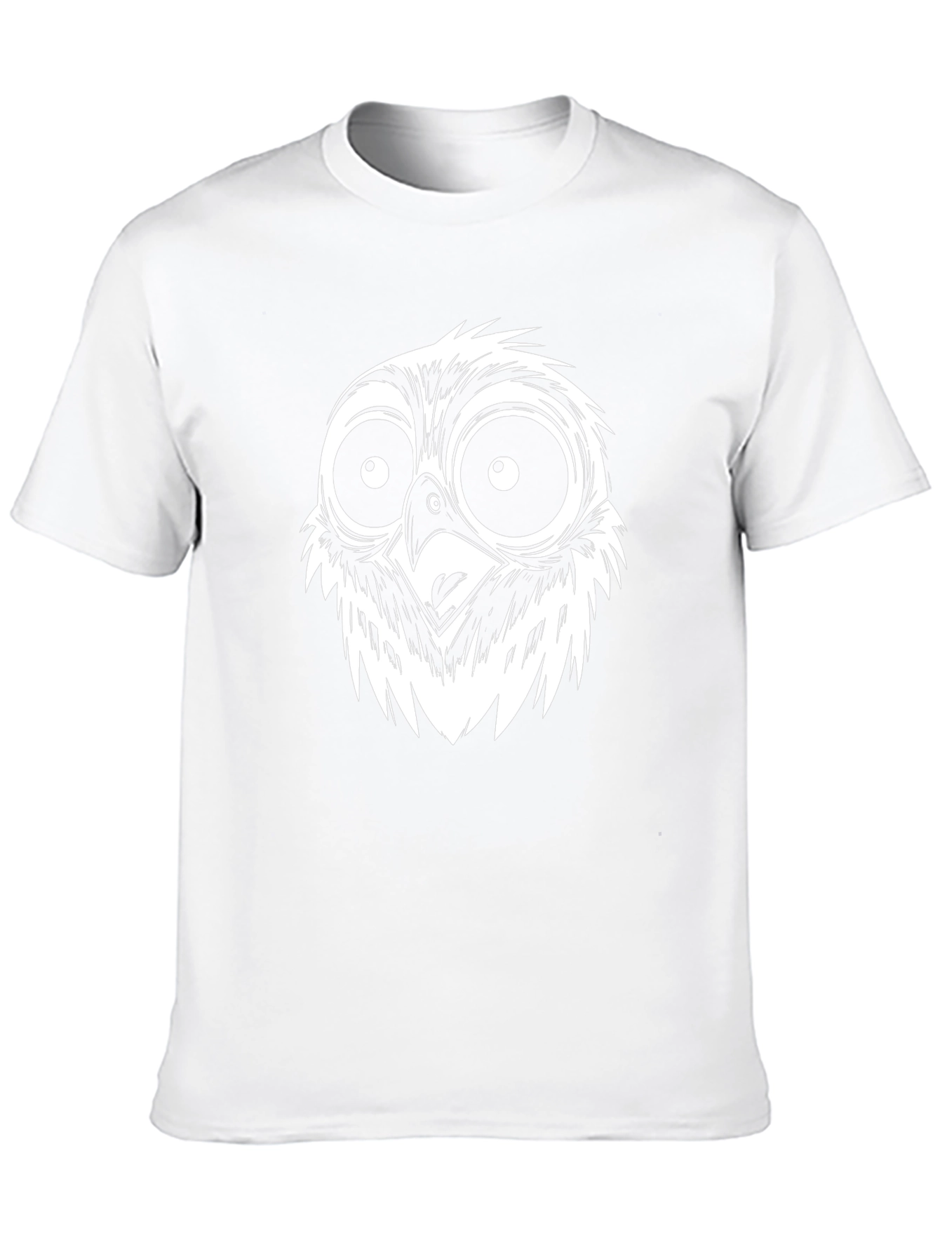 Owl Face Graphic T-Shirt - Cool & Quirky