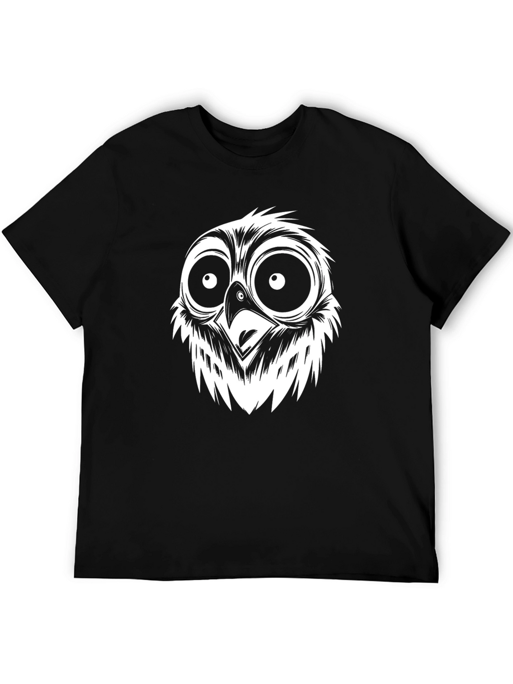 Owl Face Graphic T-Shirt - Cool & Quirky