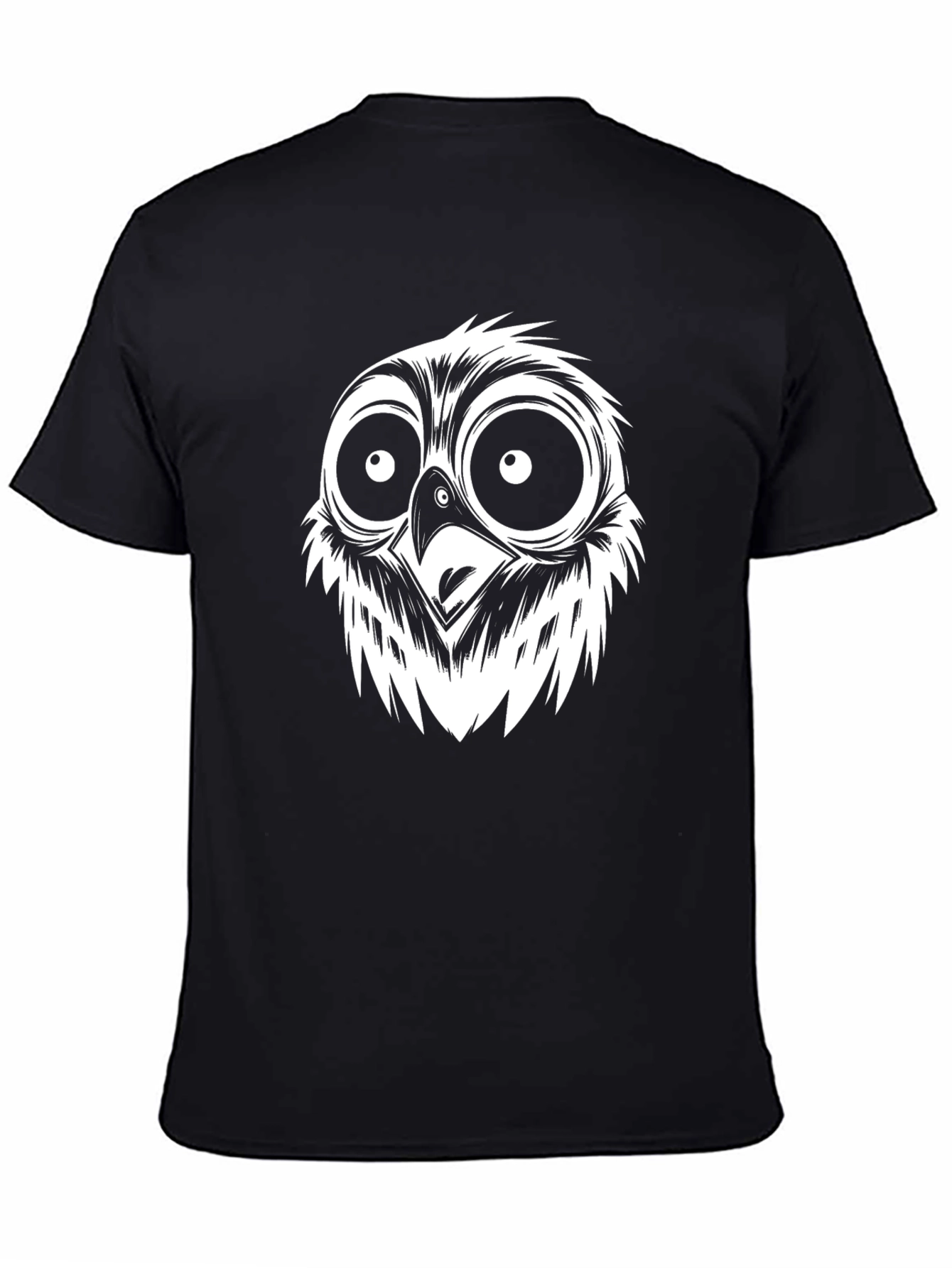 Owl Face Graphic T-Shirt - Cool & Quirky