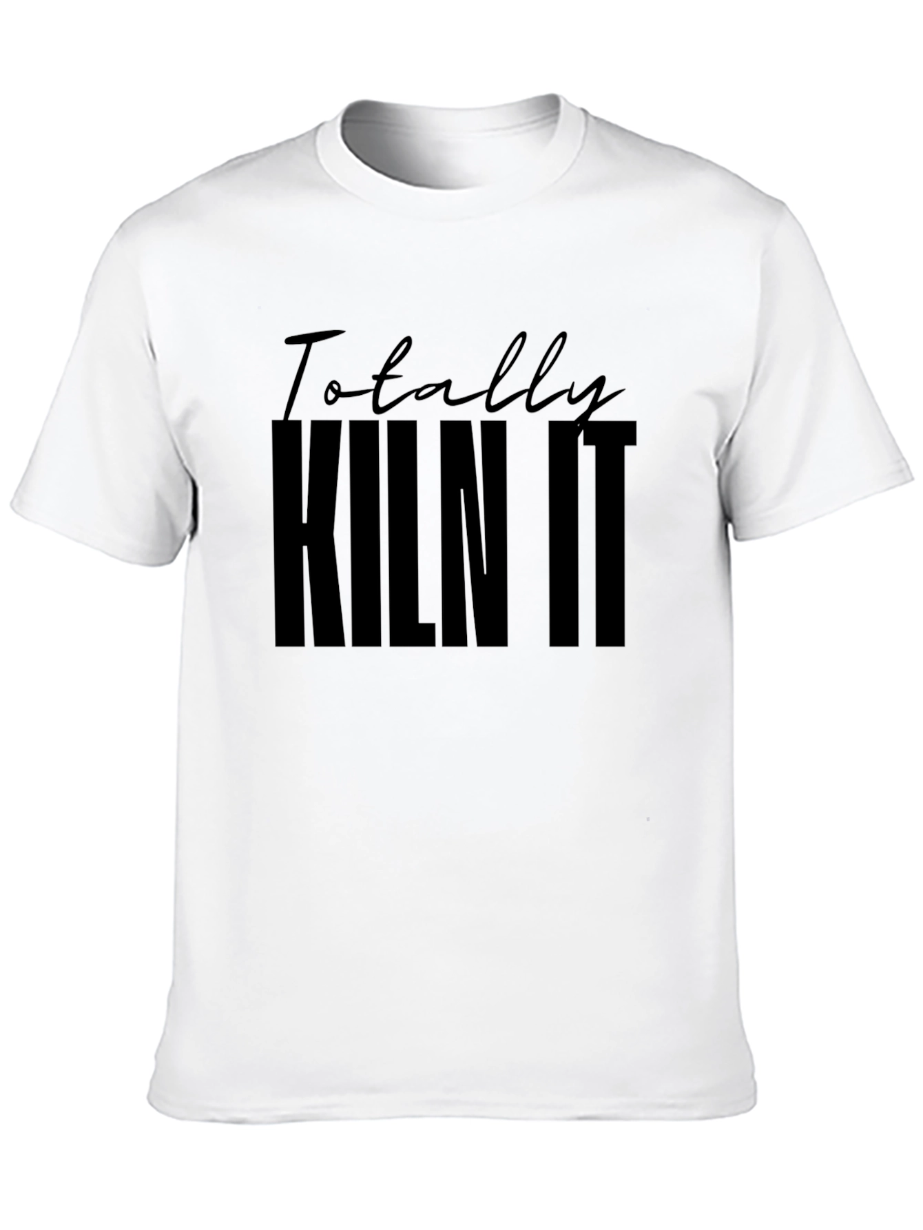 Totally Kiln It Black Graphic Tee