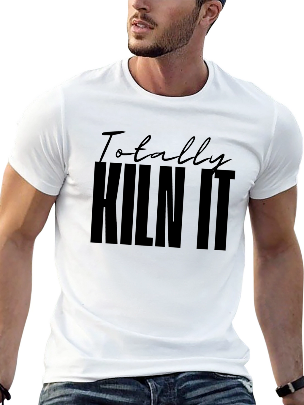 Totally Kiln It Black Graphic Tee