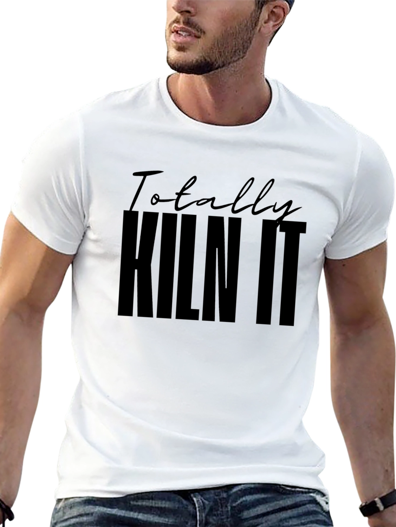 Totally Kiln It Black Graphic Tee
