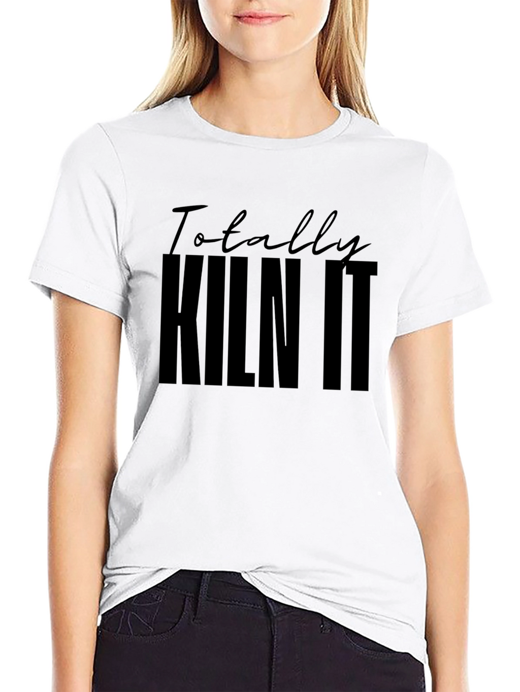 Totally Kiln It Black Graphic Tee