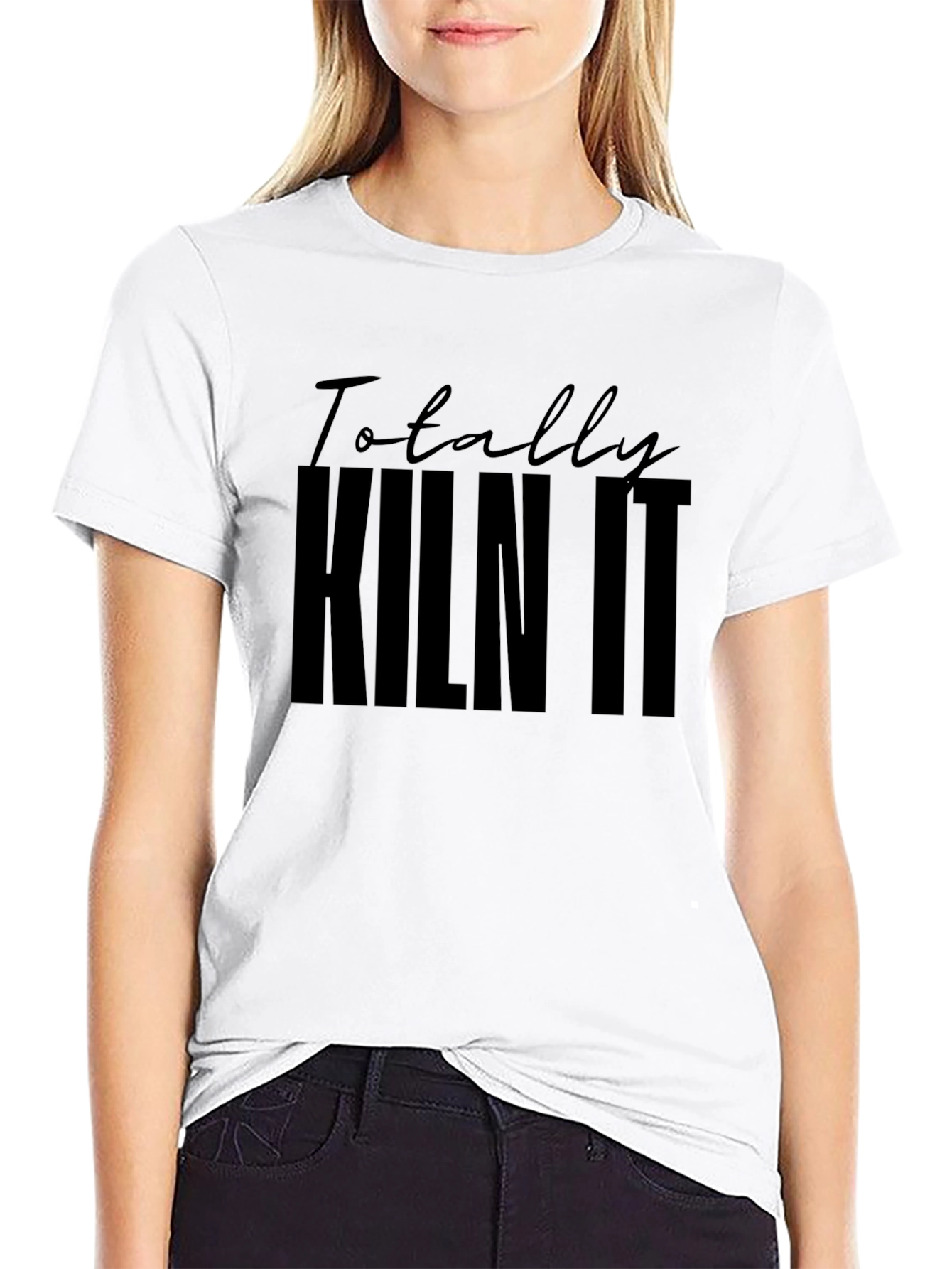 Totally Kiln It Black Graphic Tee