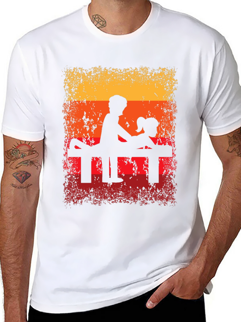 Retro Silhouette Graphic T-Shirt