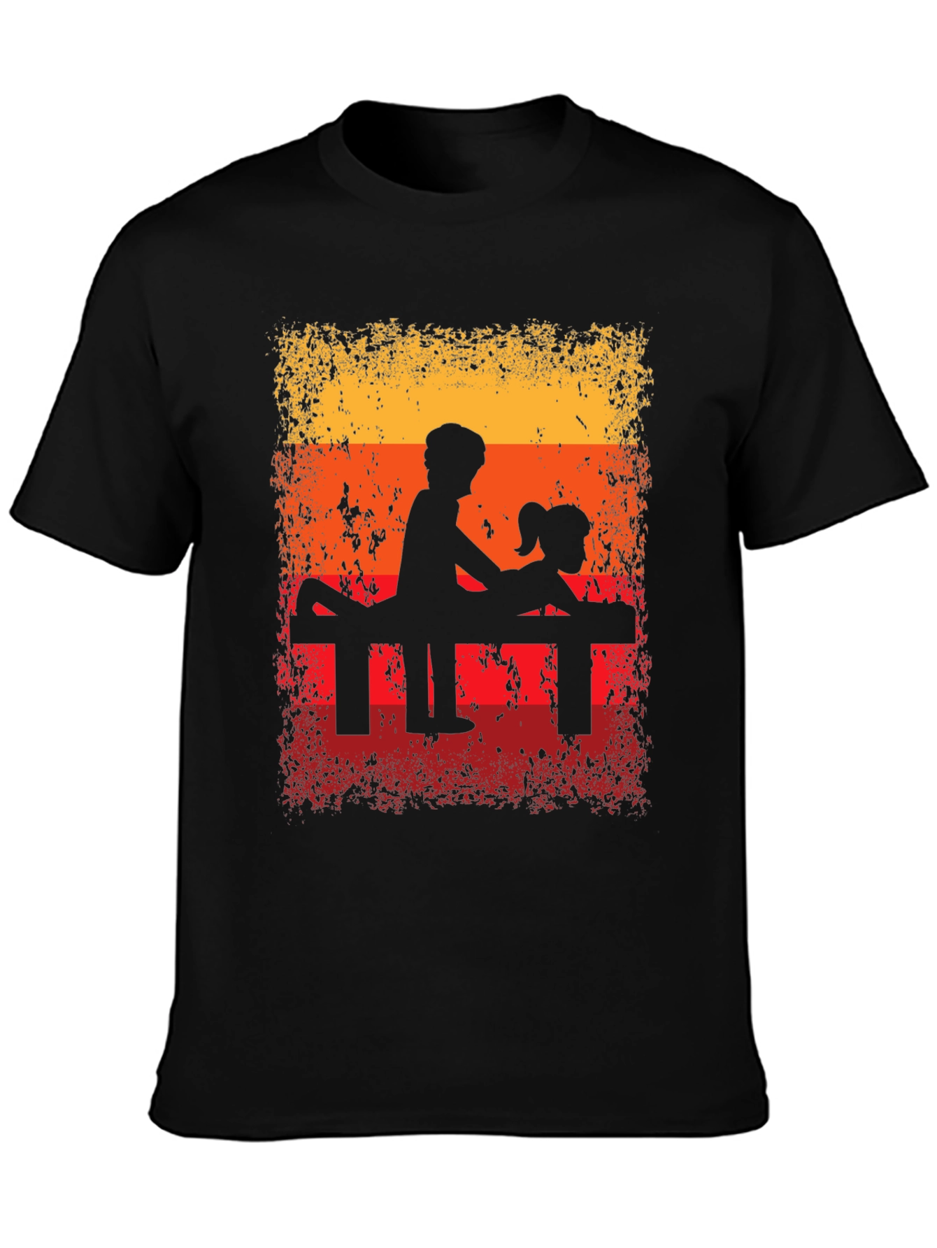 Retro Silhouette Graphic T-Shirt
