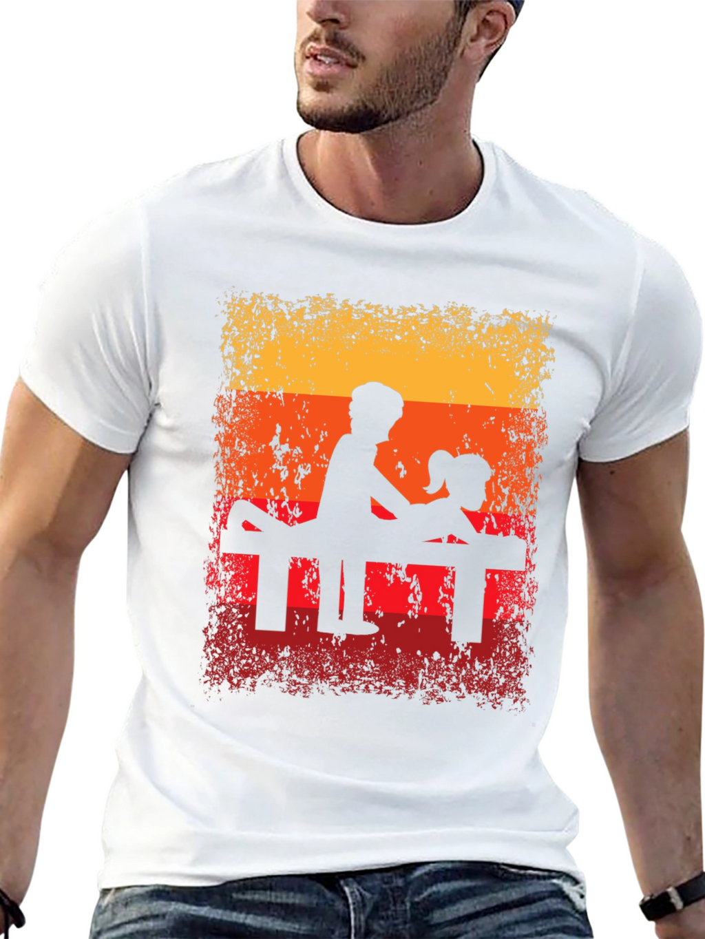Retro Silhouette Graphic T-Shirt