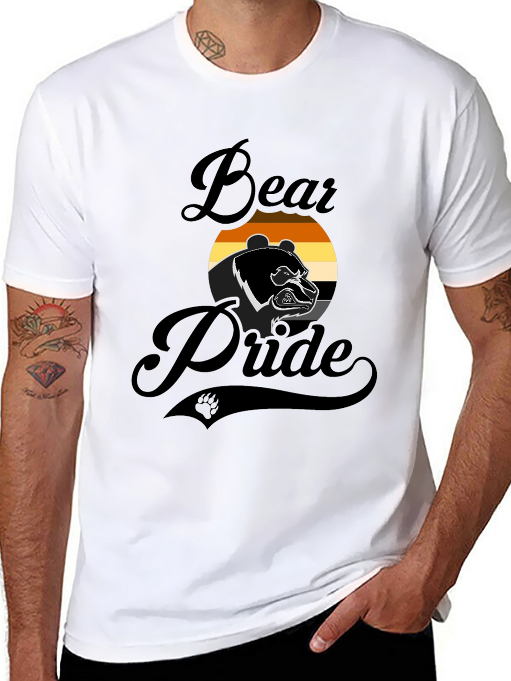 Bear Pride T-Shirt - Black