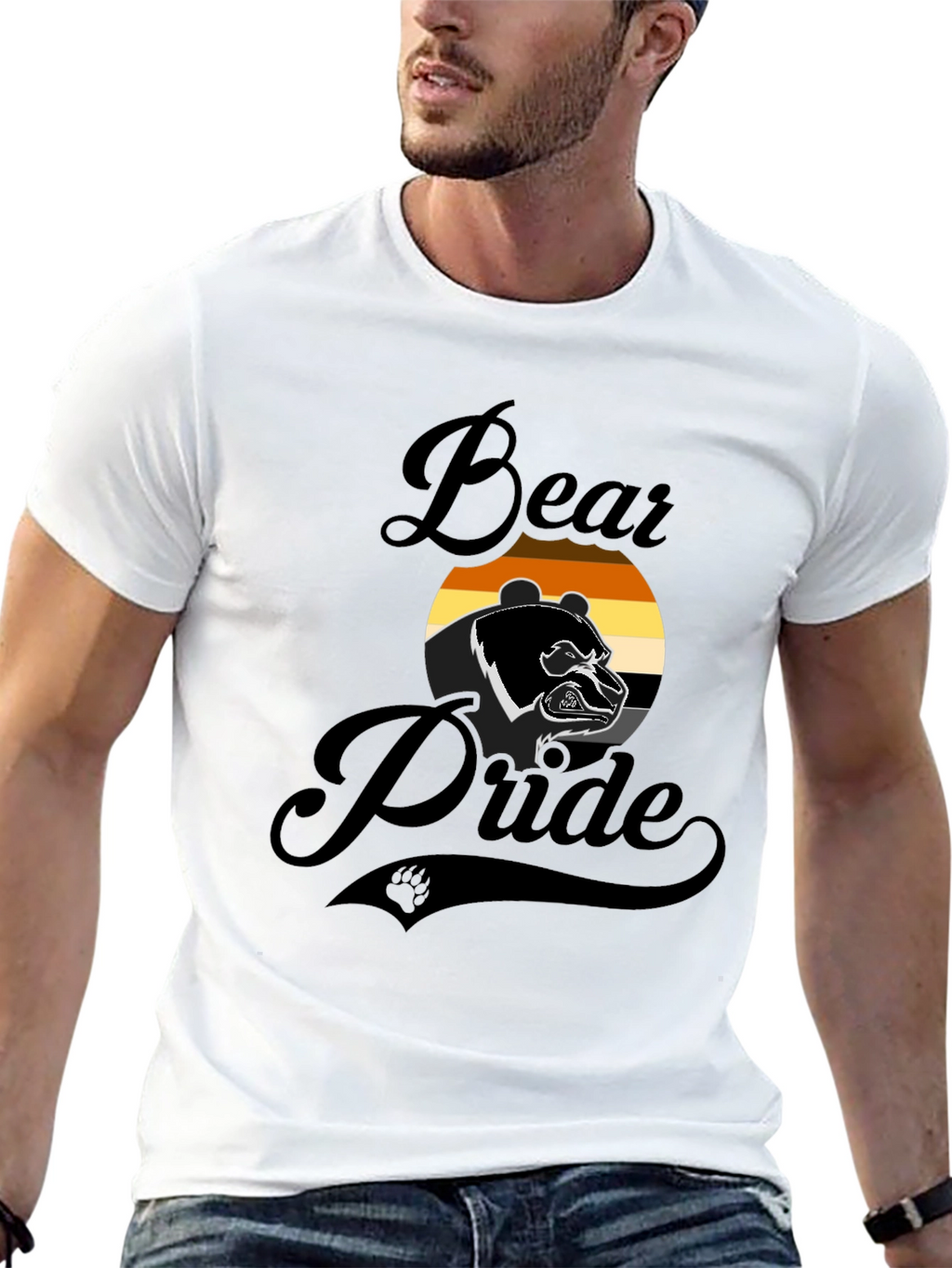 Bear Pride T-Shirt - Black