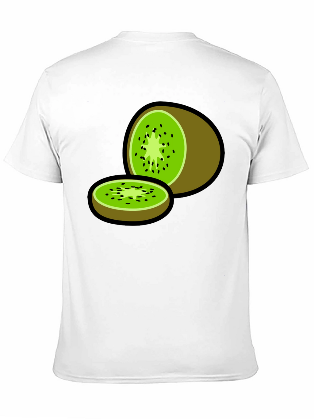 Kiwi Fruit Graphic Print T-Shirt