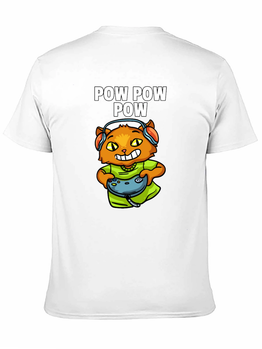 Gamer Cat T-Shirt - Pow Pow Pow