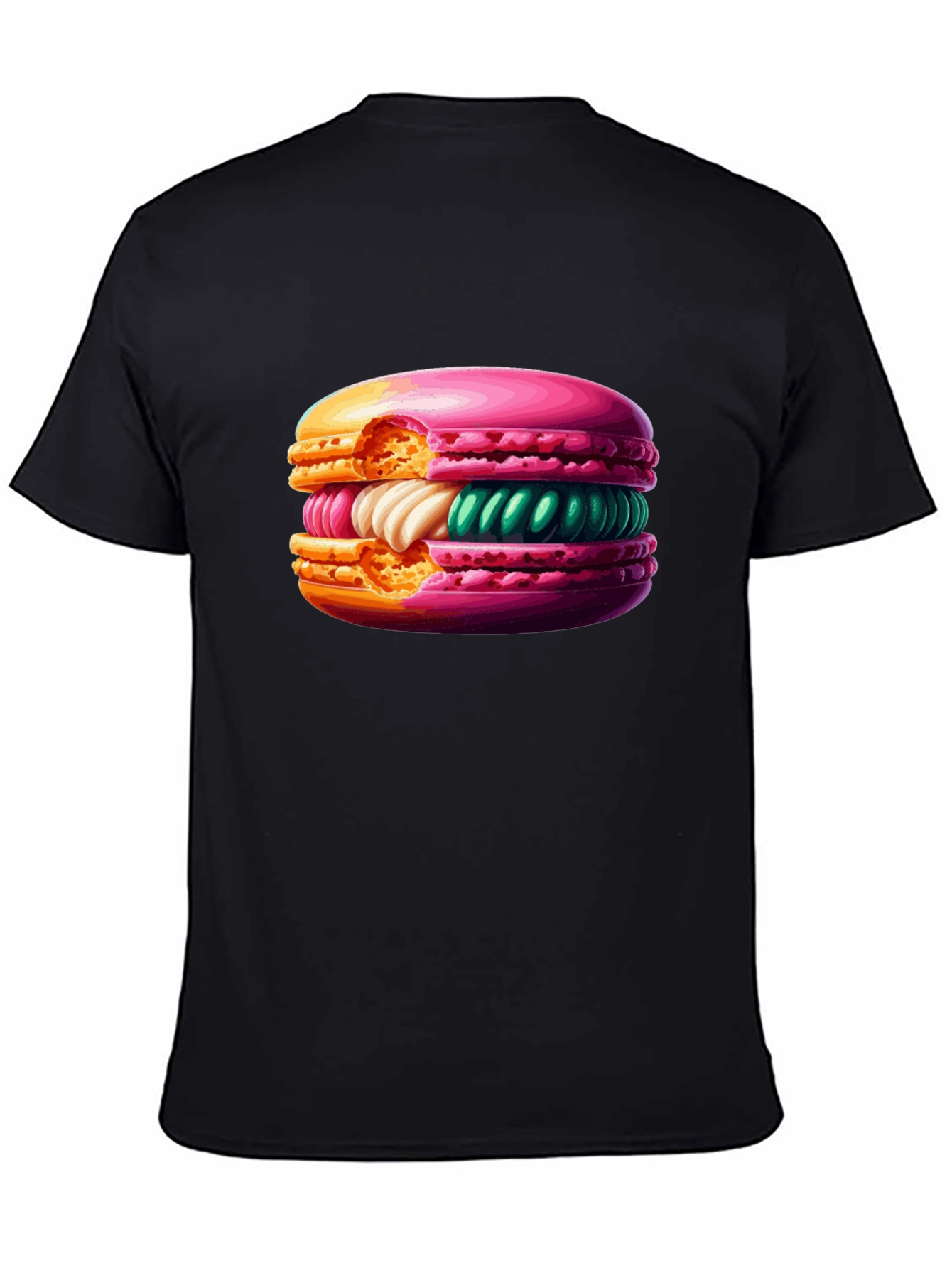 Macaron Graphic T-Shirt - Sweet Treat Style!