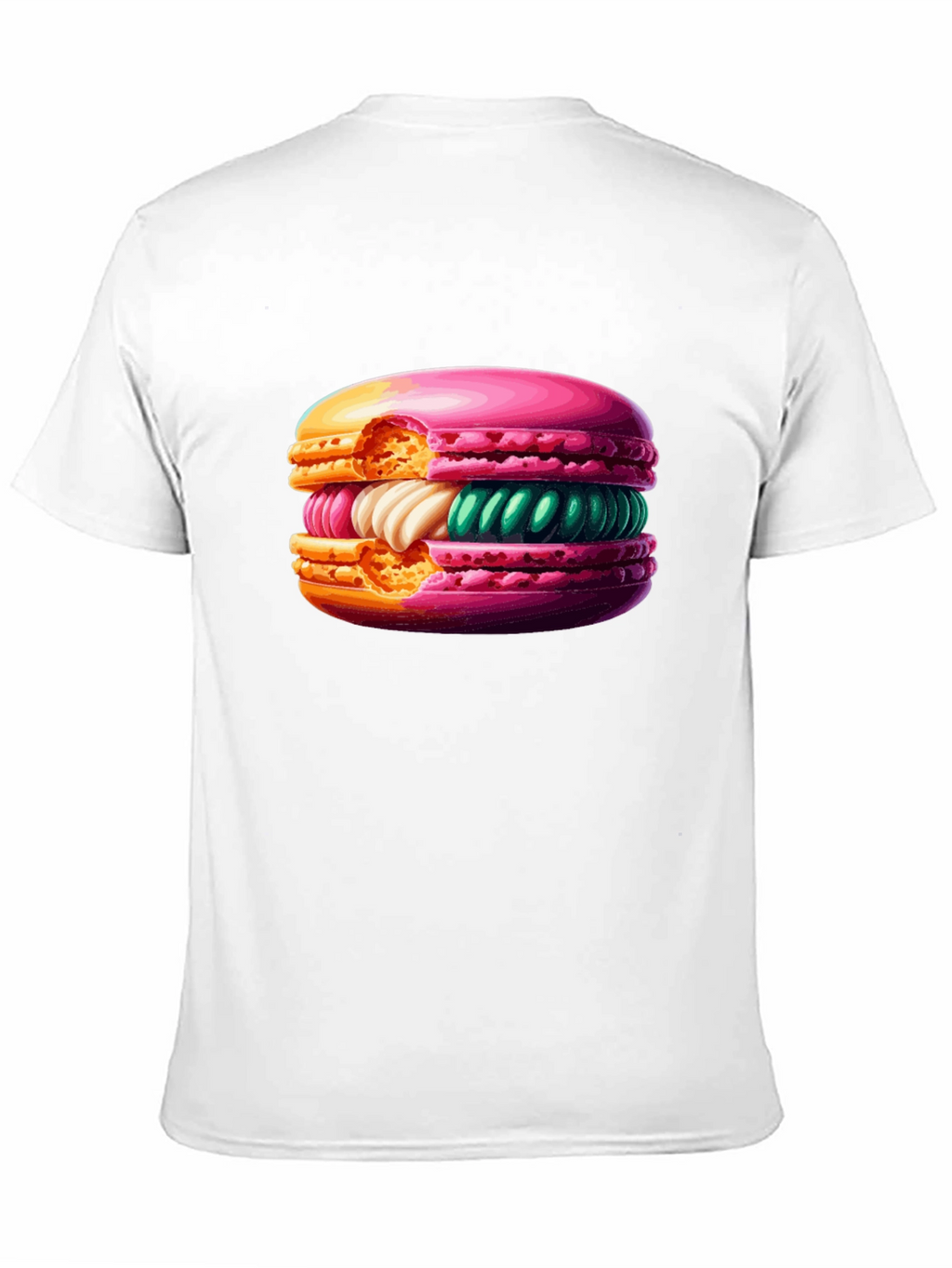 Macaron Graphic T-Shirt - Sweet Treat Style!