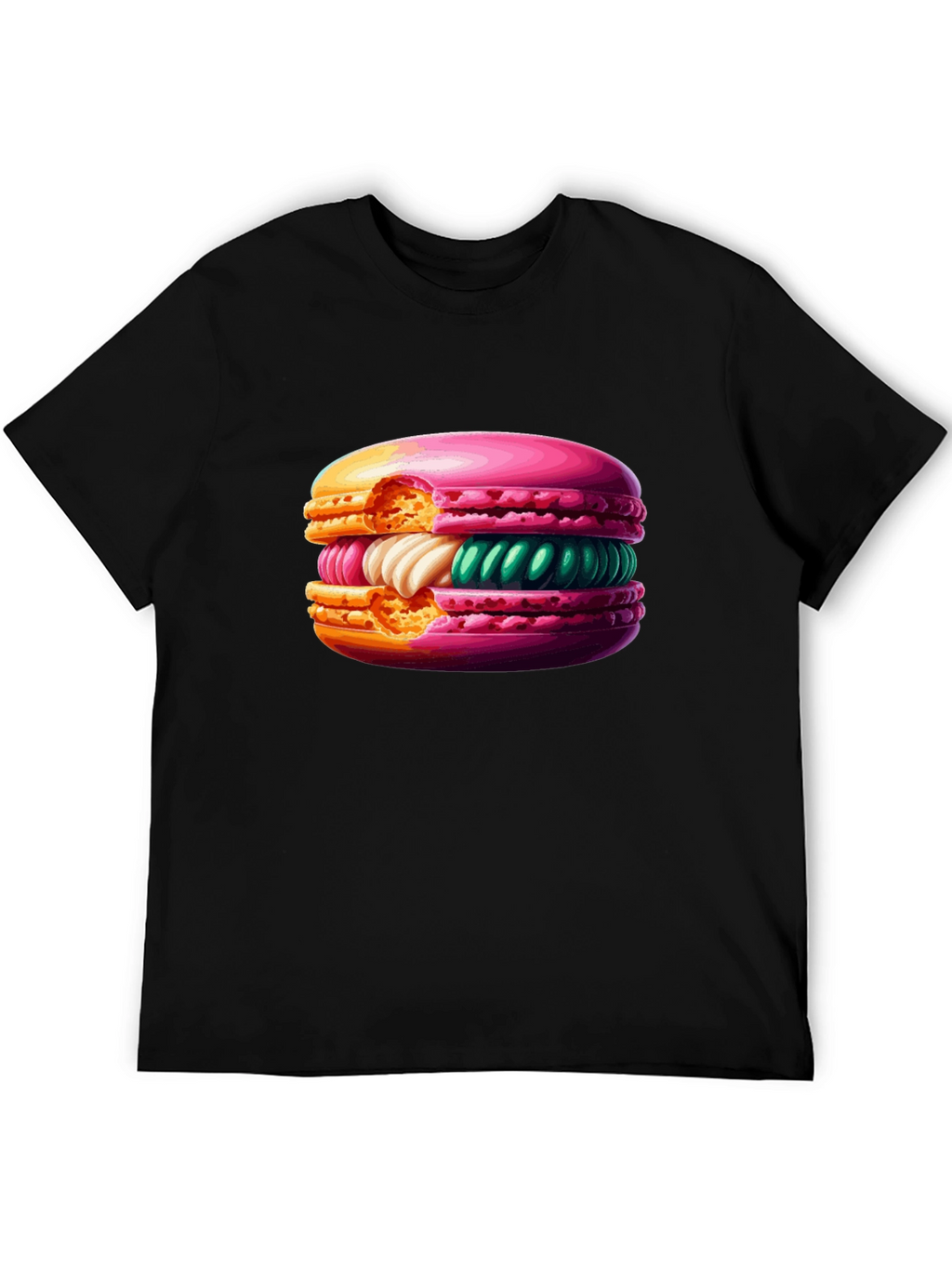 Macaron Graphic T-Shirt - Sweet Treat Style!