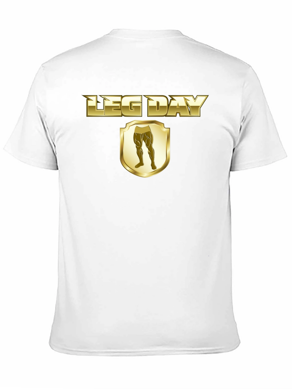 Leg Day T-Shirt - Gold Style Gym Wear