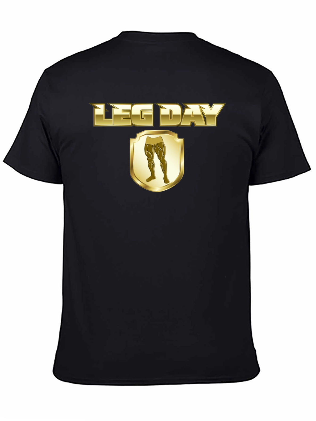 Leg Day T-Shirt - Gold Style Gym Wear
