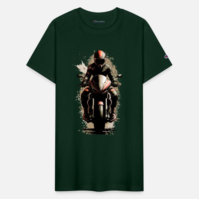 Rogue biker trip on a dirt bike