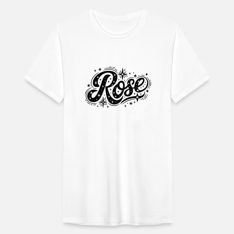 Rose Typography - Whimsical Elegance