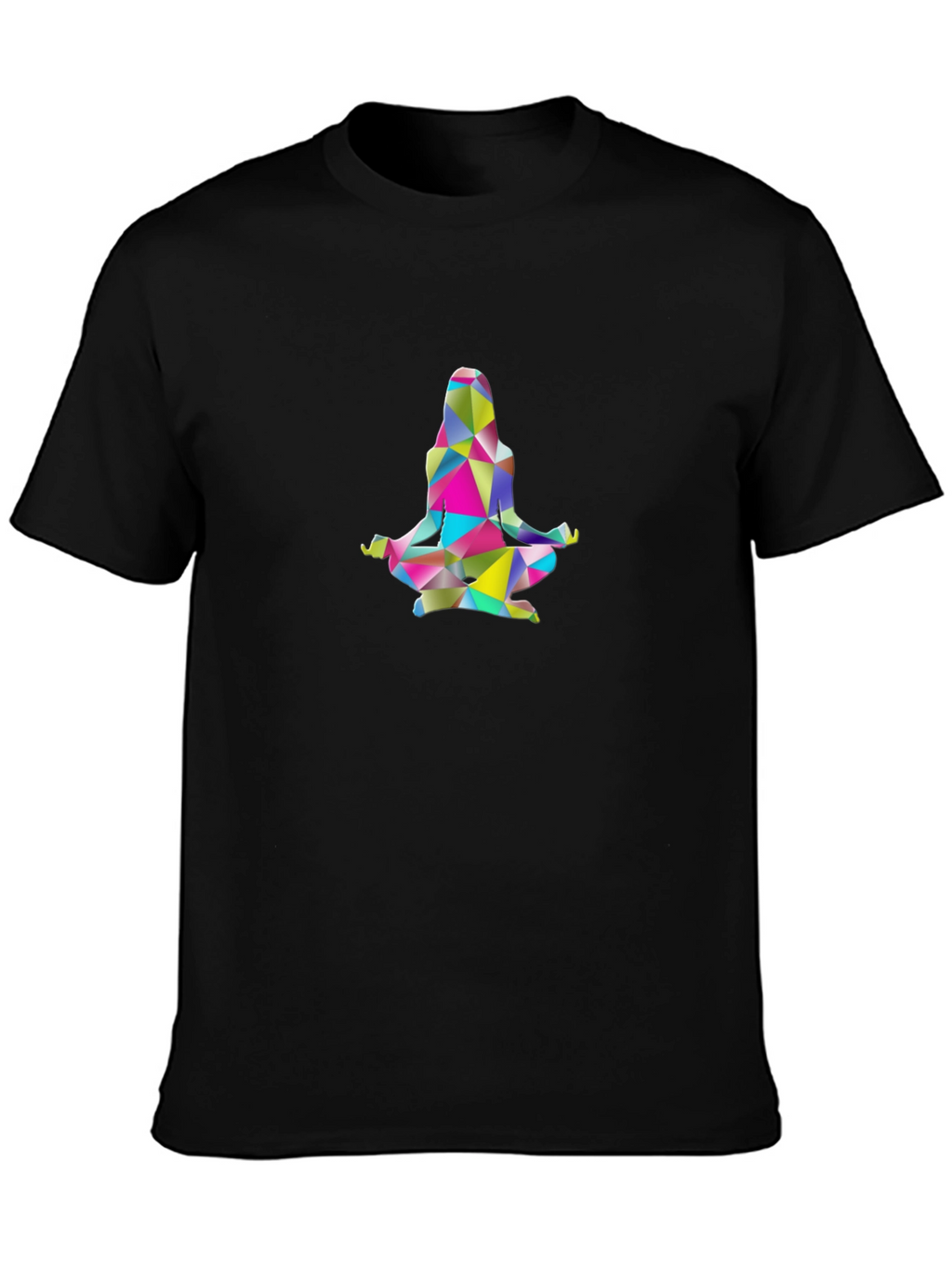 Geometric Yoga Pose T-Shirt - Meditate in Style