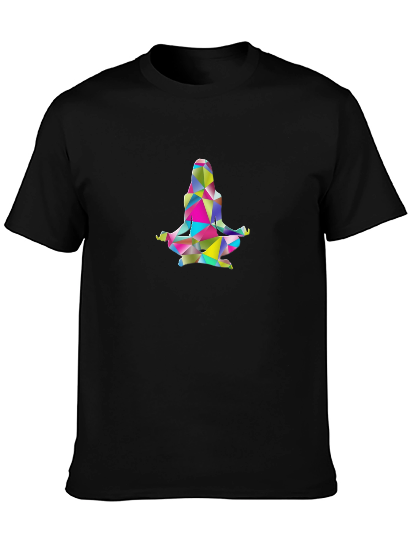 Geometric Yoga Pose T-Shirt - Meditate in Style