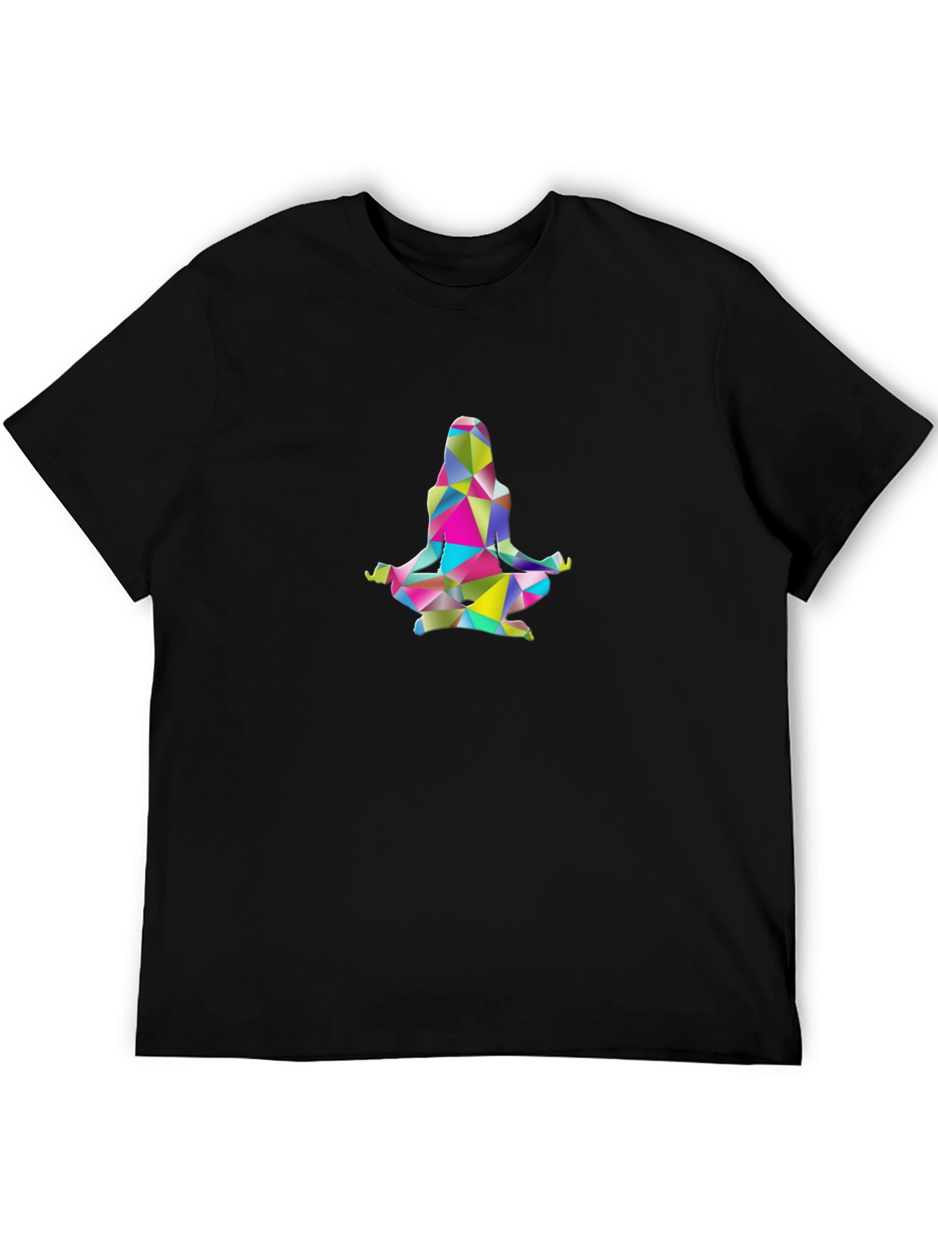 Geometric Yoga Pose T-Shirt - Meditate in Style