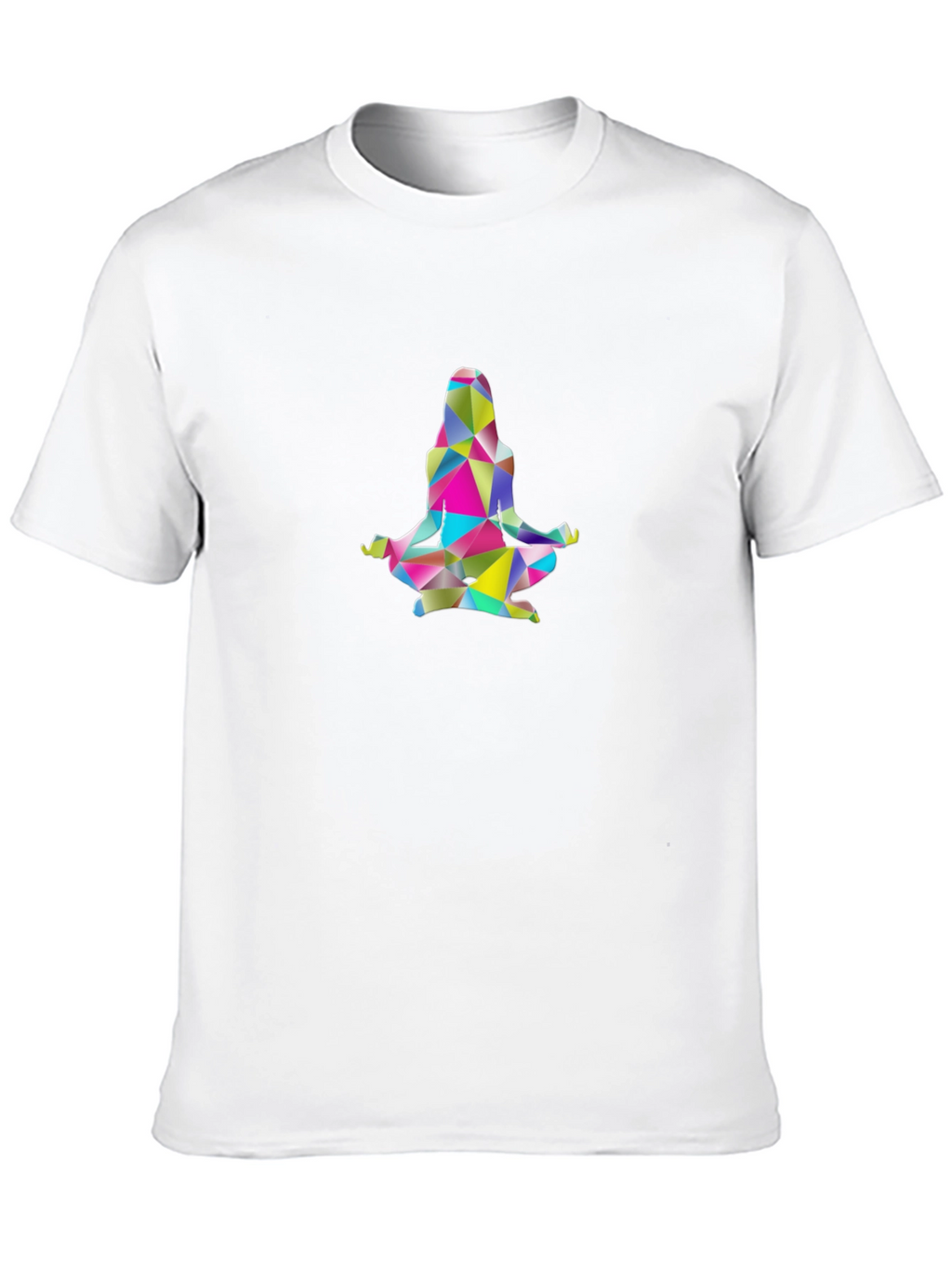 Geometric Yoga Pose T-Shirt - Meditate in Style