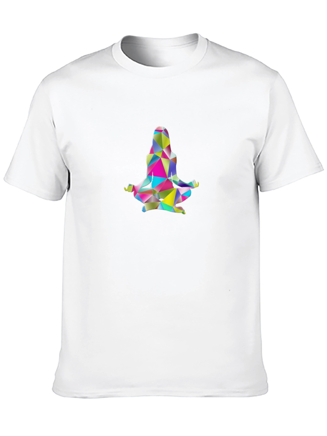 Geometric Yoga Pose T-Shirt - Meditate in Style