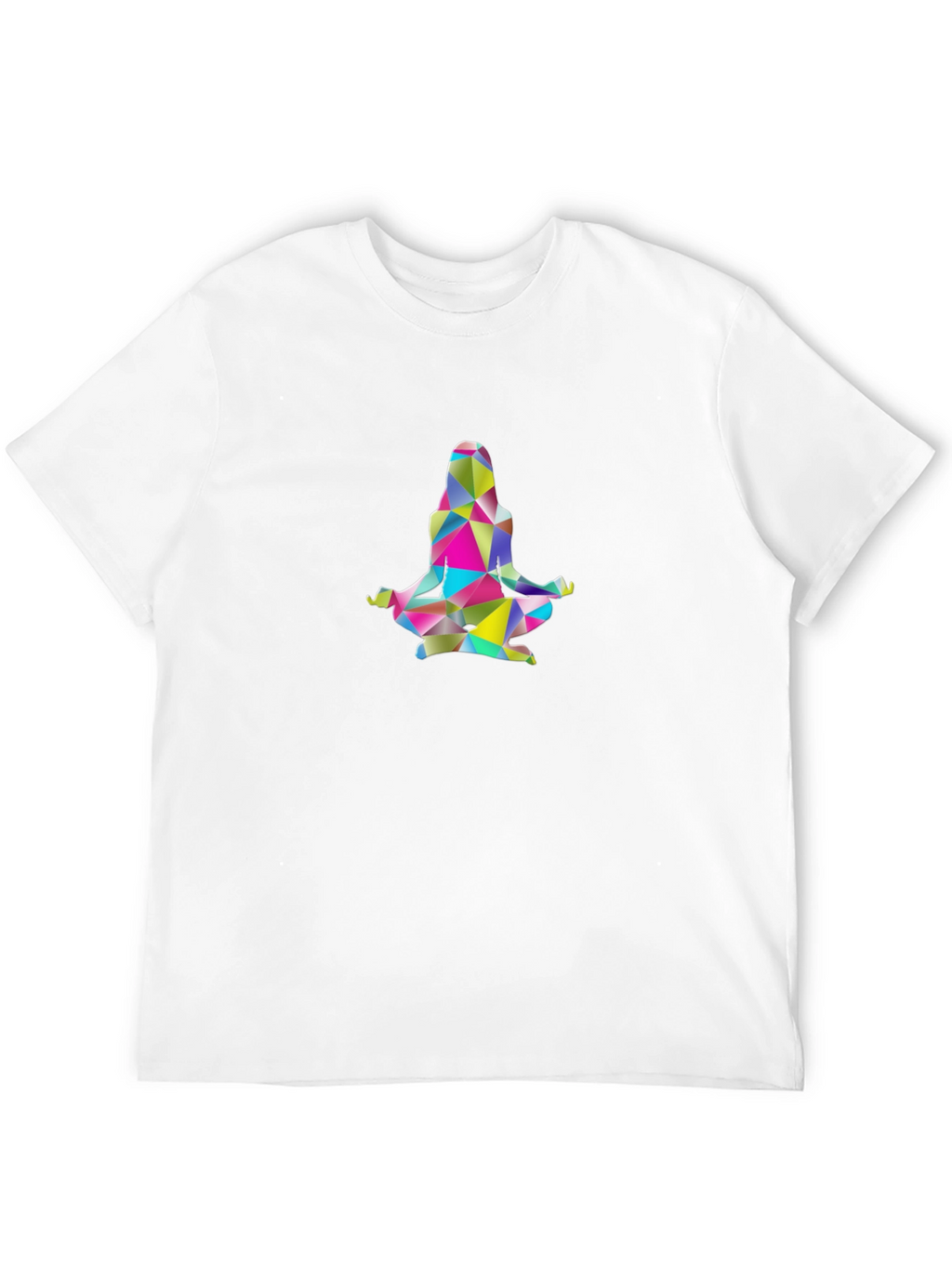 Geometric Yoga Pose T-Shirt - Meditate in Style