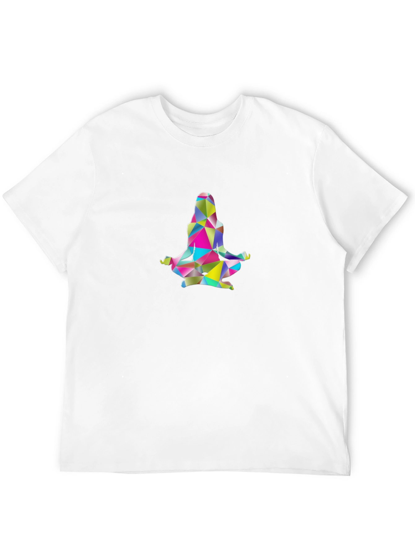 Geometric Yoga Pose T-Shirt - Meditate in Style