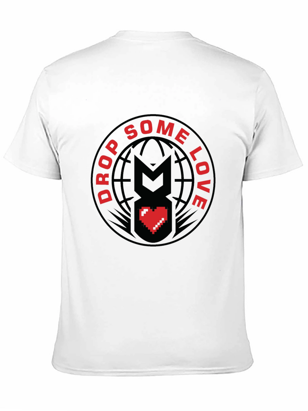 Drop Some Love Black T-Shirt - Graphic Tee